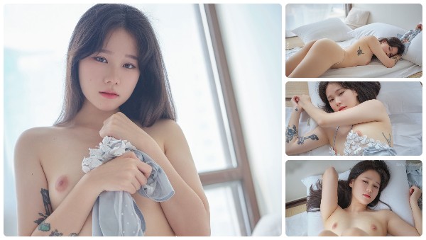 臉上雖帶憂鬱，但身材卻火辣